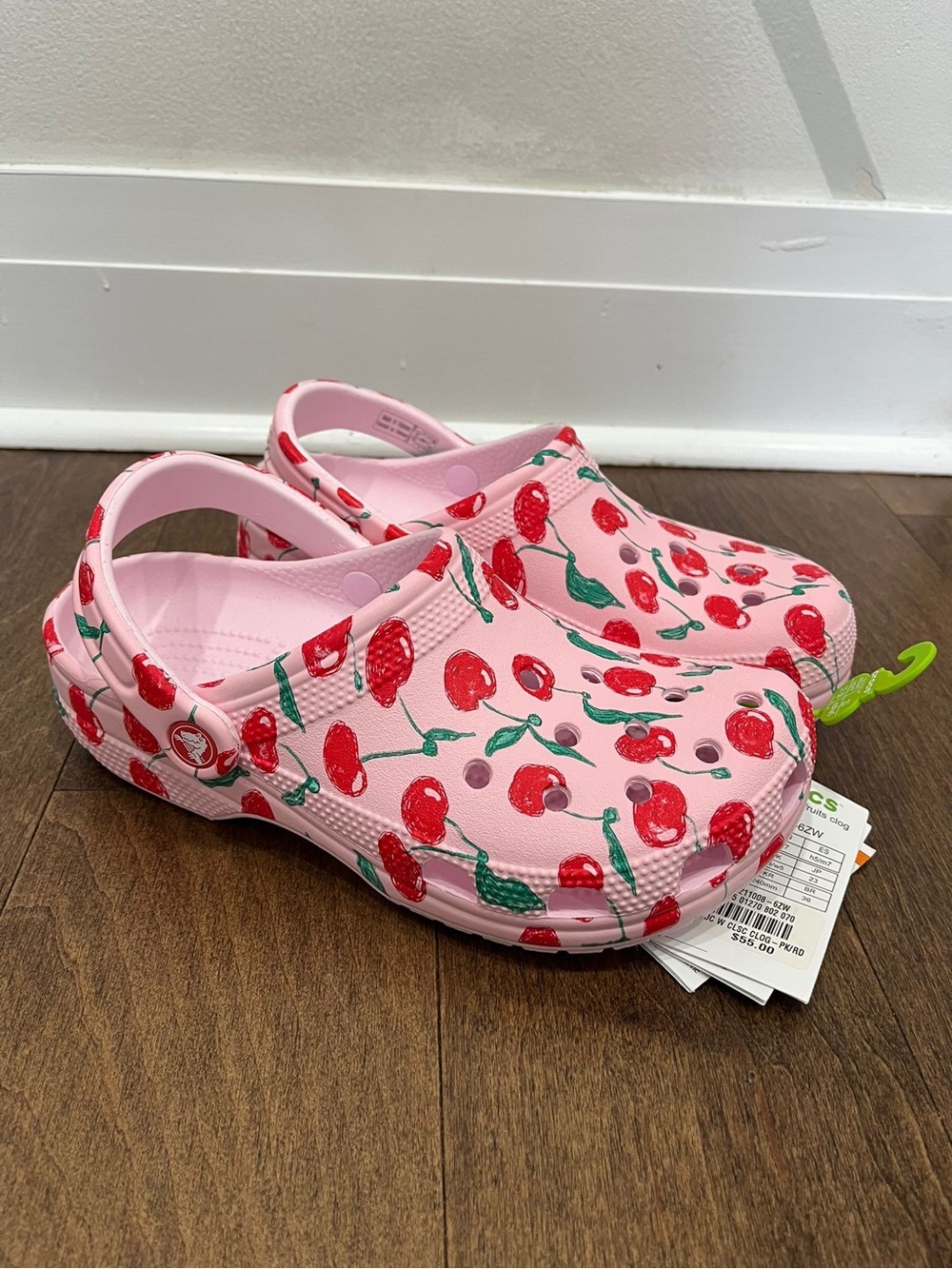 CROCS Kids Classic Fresh fruits clog 211008-6zw SZ US w7